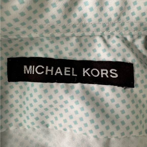 Michael Kors Polka Dot Button Down Shirt Girl's Size 12 - Picture 8 of 11